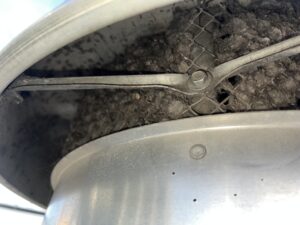 HOA multi-unit dryer vent cleaning - blockage and fire hazard restriction removed in Chicago area apartment complex