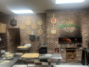 Wood-fired pizza oven cleaning and inspection at Chicago area restaurant - commercial exhaust cleaning service